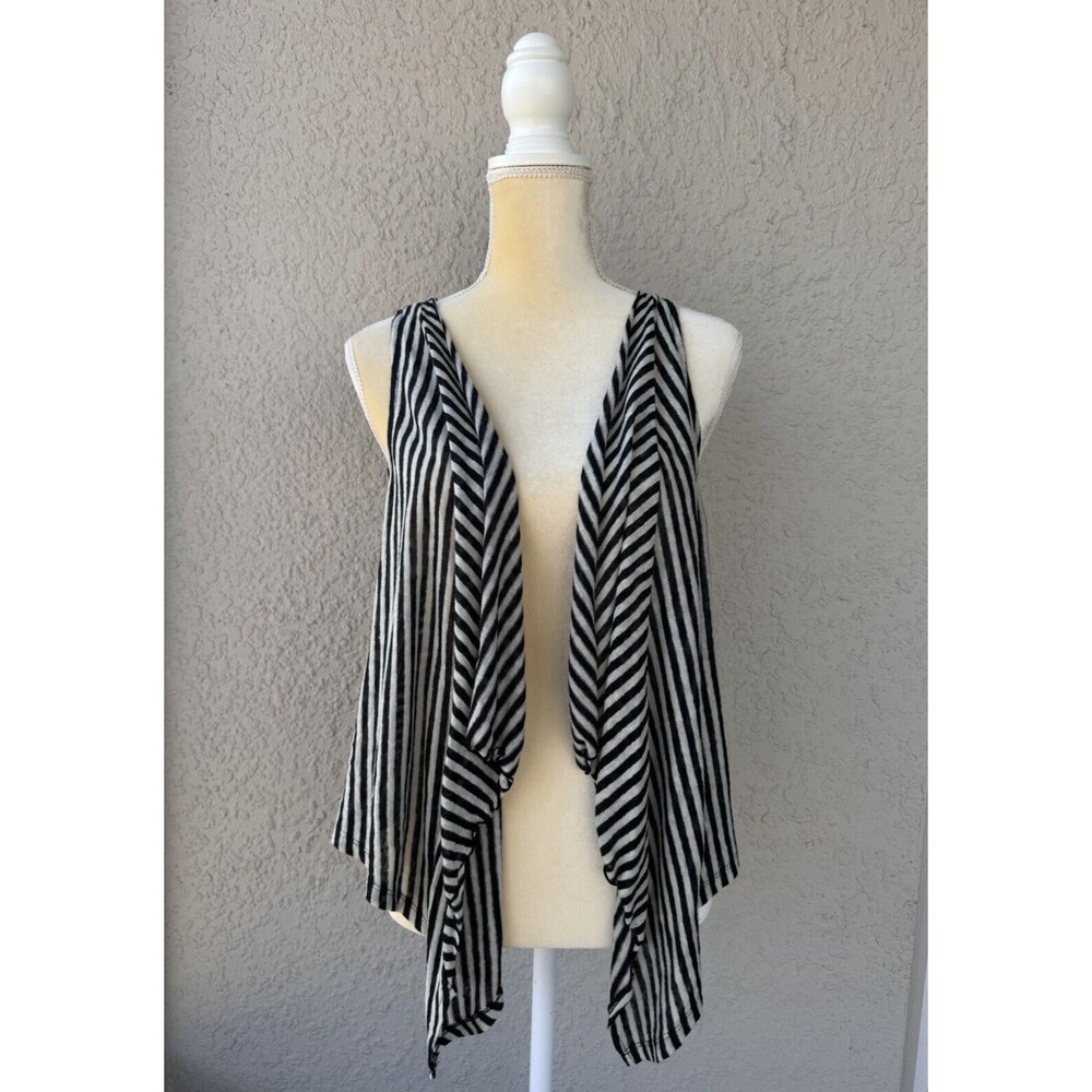 INC International Concepts Linen Tank Large Draped Open Front Lagenlook Top